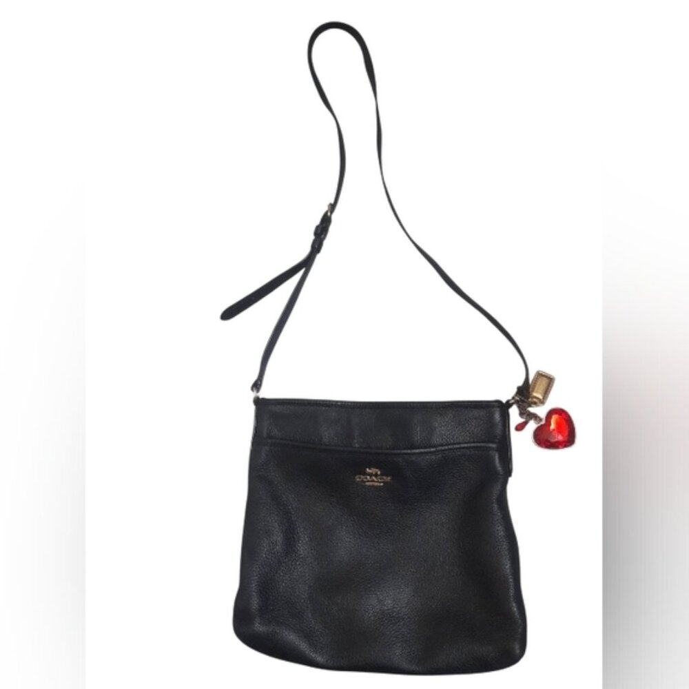 Coach Black Leather Crossbody Bag F28035